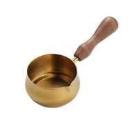 Esperesso - Taza dosificadora de café de acero inoxidable, jarra Esperesso | Cuerpo compacto con acabado de espejo, agarre de mango premium con boquilla fácil de verter para té, leche, capuchino