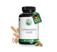 Espermidina Forte - Alta dosis: 6 mg por cápsula de extracto de germen de trigo - Testado en laboratorio - 120 cápsulas - Green Naturals®