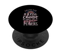 Espero En Secreto Que La Quimio Me Dé Superpoderes Ayuda PopSockets PopGrip Adhesivo