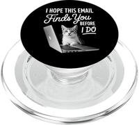 Espero Que Este Correo electrónico te encuentre Antes de Hacer un Trabajo Divertido con Gatos PopSockets PopGrip para MagSafe