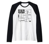 Espero Que Este Correo electrónico te encuentre Antes de Hacerlo Cat Humor Meme Camiseta Manga Raglan