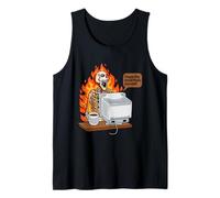 Espero Que Este Email Te Pille Bien Halloween Trabajo Café Camiseta sin Mangas