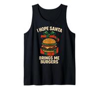 Espero Que Santa me traiga Hamburguesas Camiseta sin Mangas