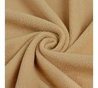 EspesadoTejido Polar Fleece, Polar tela de lana Tela anti píldora Poliéster Patchwork Para coser bricolaje muñecas hechas a mano telas de forro de ropa Tela De Felpa.ancho 160 CM (m(Color:Caqui)