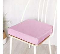 Espesar Esponja Acolchada Cojín de Cuadrado,Cojín Elevador de Asiento de Sponja,No-Slip Comedor Cojines para Sillas,Cojín de Ventana Bahía Tatami,Cojín Acolchado para Silla de Oficina R 50x50x8CM