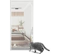 Espesar Pet Window Screen Cat Safety Net Cubierta Protectora de Puerta con Cremallera, Cat Window Mesh Screen, Door Mesh Net (Color : B, Size : 80x210cm)