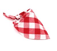 Espesar Plaid Design Bandana Clásico Pet Saliva Toalla Pet Bufanda Cuello Decoración Accesorios para perros Gatos Trajes Rojo 1 unids Calidad Superior Bien gestionado