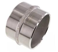 Espiga doble G4'' de acero inoxidable con junta plana 16bar (224.8psi) 117mm hexagonal
