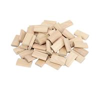 Espiga Domino, 50 Piezas de Espigas Sueltas de Haya, Combinación Perfecta, Fijación Firme 8x40mm para Carpintería