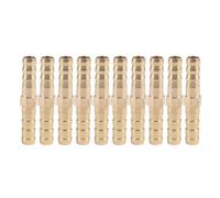 Espiga Empalme de 6mm Espiga Gasoil Conector Tubo Aire Codo Latón Acople de Espiga Manguitos Empalme Conector Recto de Púas de Latón Acoplamiento Manguera de Agua Tubo Acoplador Adaptador