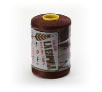 Espiga No. 9 - Cord n Omega 100% nailon para tejer y crochet - 18 marr n oscuro