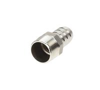 Espiga para manguera Conector adaptador de púas for manguera con rosca macho, conector tubería BSP, pagoda acero inoxidable 304, 1 pieza(6MM*3/8INCH)