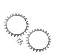 Espigas de acero inoxidable para Worx para Landroid modelo L, kit de tracción avellanada pulida con tornillos para robots WR153E WR155E WR147E.1 WR148E, paquete de 2