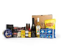 Espinaler Cesta Gourmet Navidad Bella Vista - Lote Surtido de Reservas, Aperitivos, Pecados de Chocolate y Mariscos - Pack de Regalo Ideal para Cocina y Celebraciones - Regalo Gourmet