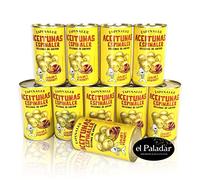 Espinaler Pack Aceitunas Rellenas de Anchoa (350g x 10 Botes)