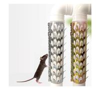 Espinas antiescalada, Red de protección antiescalada con Espinas de Acero Inoxidable, 4 Pinchos antirrobo para balcón, Pared y barandilla, protección antiescalada para tuberías de desagüe de