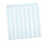 Espinas de encuadernación, 10 unidades espirales plástico for hojas sueltas, ideales for material oficina y cuadernos(Blue)