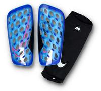 - Espinillera Nike Mercurial Flylite SL, Unisex, Racer Blue-Black-Pink Blast, L