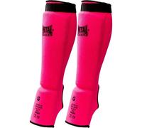 Espinillera + pie de algodón elástico Metal Boxe M