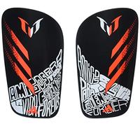 Espinillera unisex Messi Club Negro/Solar Rojo/Blanco Grande