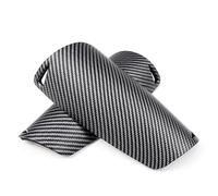 Espinilleras 1 par de espinilleras ultraligeras Fibra Carbono for fútbol, sin Correas, Transpirables y Protectoras(M-2)