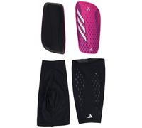 Espinilleras adidas X Soft Ground Pro unisex para adultos, talla peque a, rosa/blanco/negro