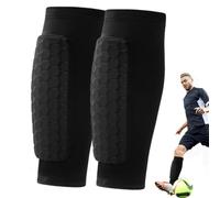 Espinilleras de esquí - Panal de esquí Shin Defender Pads, protección Transpirable con Comodidad Ligera, Almohadillas duraderas Que absorben los Golpes para Esquiar Corriendo Baloncesto