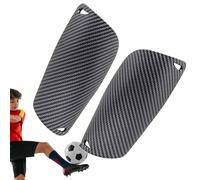 Espinilleras de fibra de carbono ultraligeras para jóvenes, espinilleras de fútbol, equipo de protección profesional para pantorrillas, protección de cojín de fútbol para juegos de fútbol, partidos