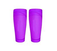 Espinilleras de fútbol, 1 par, Soporte for piernas y Calcetines for Adultos para Entrenamiento(Purple,S)