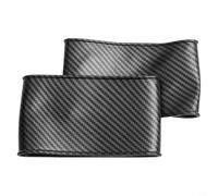 Espinilleras de fútbol de silicona, antideslizante, equipo de protección para entrenamiento de fútbol, diseño ligero de fibra de carbono, 9 x 7,8 cm