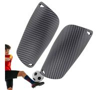 espinilleras de fútbol, espinilleras de fútbol Equipo de protección para | Fibra de Carbono Protección de pantorrilla con absorción de fuerza para niñas, n