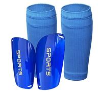 Espinilleras de fútbol, Fútbol Espinilleras Calcetines, con Mangas Elásticas Protección Integral Niño Juventud Adulta Partido de Futbol, protección EVA Cushon Reduce Golpes y Lesiones-Talla L