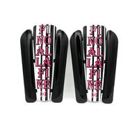 Espinilleras de fútbol jóvenes adultos de alta resistencia a los golpes Made in Italy Protección completa Incluye bandas de apoyo. Modelo Bianconeri hasta el final