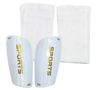 Espinilleras de fútbol pequeñas, espinilleras + Mangas elásticas Altas, jóvenes niños niñas espinilleras, protección contra Patadas y Lesiones