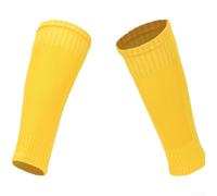 Espinilleras de fútbol sobre la rodilla para hombre, malla de algodón de poliéster transpirable con agarre de silicona antideslizante para entrenamiento deportivo de fútbol, medias de apoyo elásticas