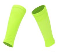 Espinilleras de fútbol sobre la rodilla para hombre, malla de algodón de poliéster transpirable con agarre de silicona antideslizante para entrenamiento deportivo de fútbol, medias de apoyo elásticas