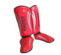 Espinilleras de kickboxing para artes marciales, artes marciales, equipo de protección para entrenamiento de taekwondo, boxeo, artes marciales, correa ajustable