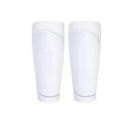 Espinilleras Futbol 1 par de espinilleras Deportivas Transpirables for fútbol, Calcetines for el Empeine, Protectores piernas Nailon(White,S)