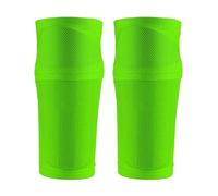 Espinilleras Futbol 1 par de espinilleras fútbol, Soporte for, Calcetines Protectores Suaves for pantorrillas con Bolsillo(Green,M)
