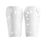 Espinilleras Futbol 1 par de Protectores espinillas fútbol for Hombre, Equipo protección, espinilleras plástico Transpirables(White,S)