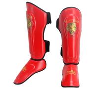 Espinilleras Kick Boxing, Espinilleras MMA, Protectores De Piernas para Artes Marciales Entrenamiento Boxeo Sparring Kárate Y Combate Training Pierna Protector B,S