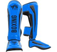 Espinilleras Kick Boxing Muay Thai, Espinilleras para Artes Marciales, Espinilleras Kick Boxing Protección, Protectores Piernas Ajustables para Adultos Hombres Y Mujeres B,L