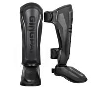 Espinilleras Kick Boxing Muay Thai, Espinilleras para Artes Marciales, Espinilleras Kick Boxing Protección, Protectores Piernas Ajustables para Adultos Hombres Y Mujeres A,S