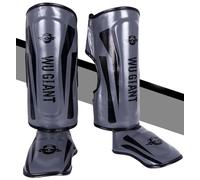 Espinilleras Kick Boxing Protección, Protectores De Piernas para Artes Marciales, Espinilleras Muay Thai, Acolchados para Muay Thai/Kickboxing/MMA Training and Sparring E,S
