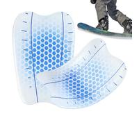 Espinilleras para esquiar - 2 almohadillas de gel reutilizables | Protectores antigolpes para botas de esquí y snowboard, comodidad y seguridad para niños, adolescentes, hombres y mujeres