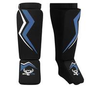Espinilleras para Kickboxing, Almohadillas de protección del empeine para entrenamiento de Muay Thai MMA, Boxeo de artes marciales, Protector de pie de pierna acolchado elástico para Karate BJJ