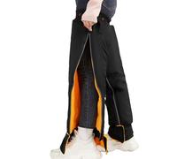 Espinilleras Para Motocicleta - Almohadillas Térmicas De 72 Cm, Protector De Rodilla De Terciopelo Suave, Diseño Resistente Al Viento E Impermeable Con Correas Ajustables | Calentadores De Piernas Par