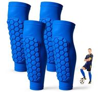 Espinilleras para niños, 2 pares, espinilleras estilo manga protección contra impactos, espinilleras defensoras para niños y jóvenes, espinilleras de esquí para entrenamiento de fútbol, deportes (A-XL
