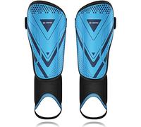 Espinilleras para Niños Airsfish Certificación CE con Protección De Tobillo, Espinilleras De Alta Resistencia, Correas Ajustables Extendidas Antideslizantes Transpirables, para Niños Y Niñas