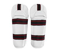 Espinilleras Taekwondo Taekwondo para Match Sanda Muay Thai L, color blanco
